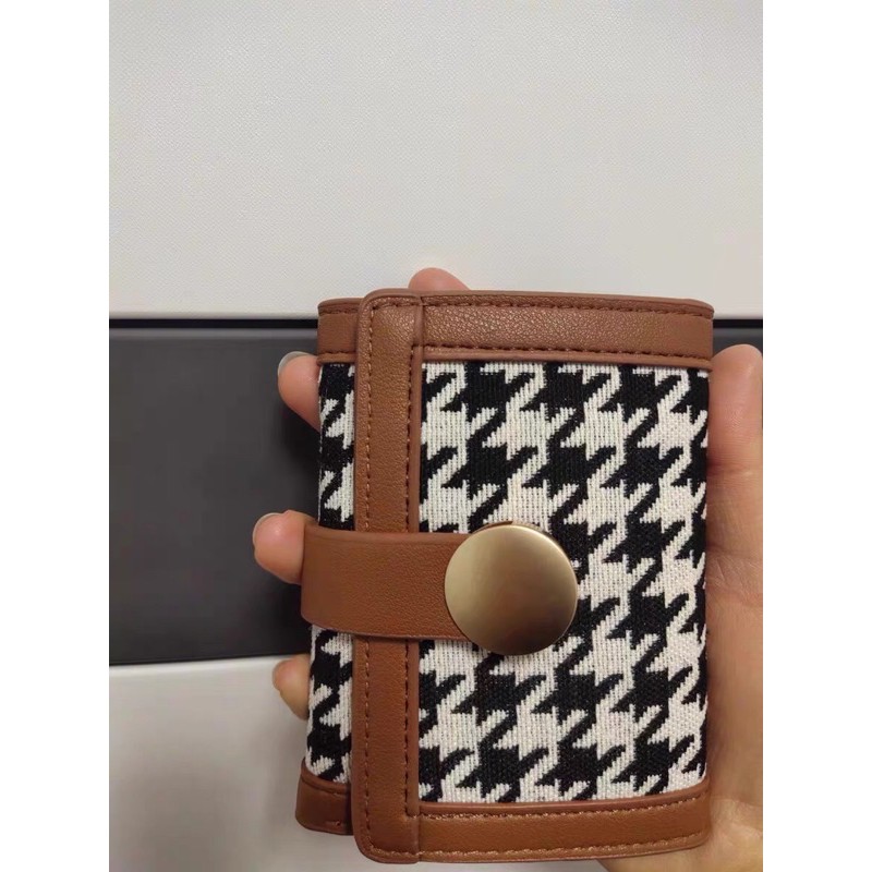 VÍ CẦM TAY MINI HOẠ TIẾT CARO