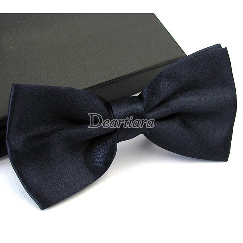 Cà vạt nơ màu trơn phong cách trang trọng cho đám cưới/quý ông công tác