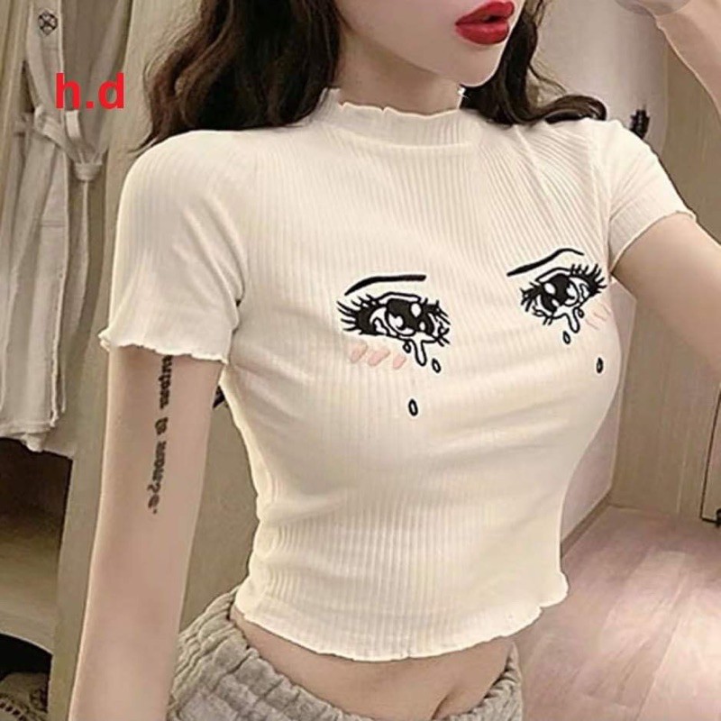 Áo zip mắt chảy lệ HD25