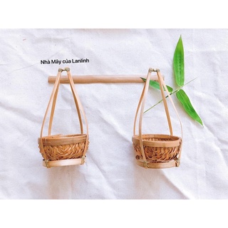 Gióng Gánh Mini Decor Nhà Mây Của LanLinh