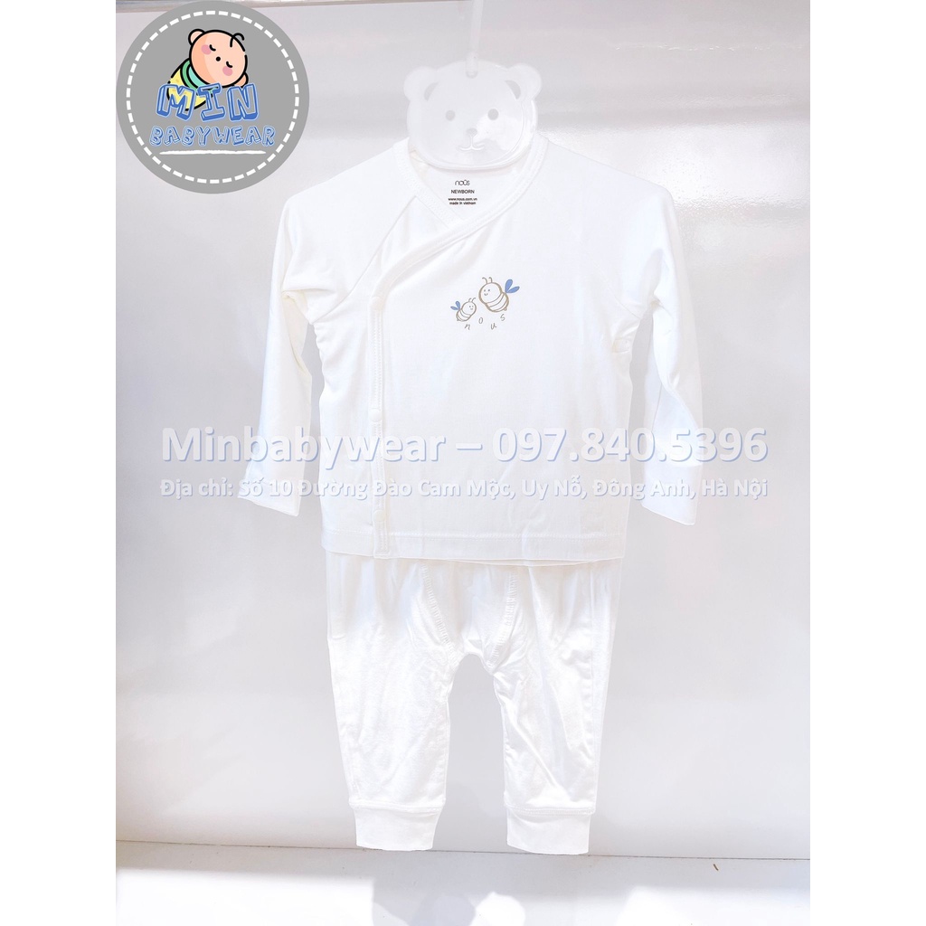 Bộ sơ sinh cài chéo pettit cho bé sơ sinh