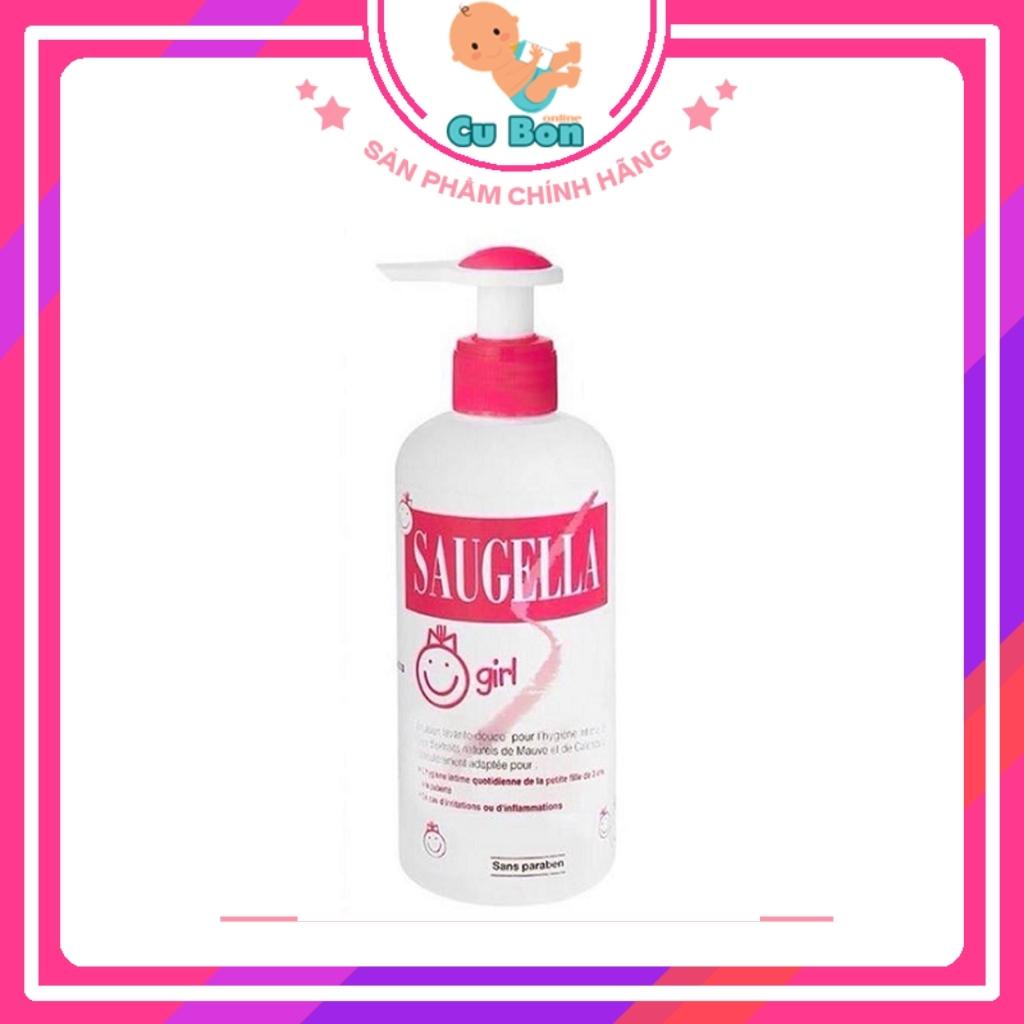 Dung dịch vệ sinh cho bé gái từ 3 -12 tuổi Saugella 200ml của Pháp