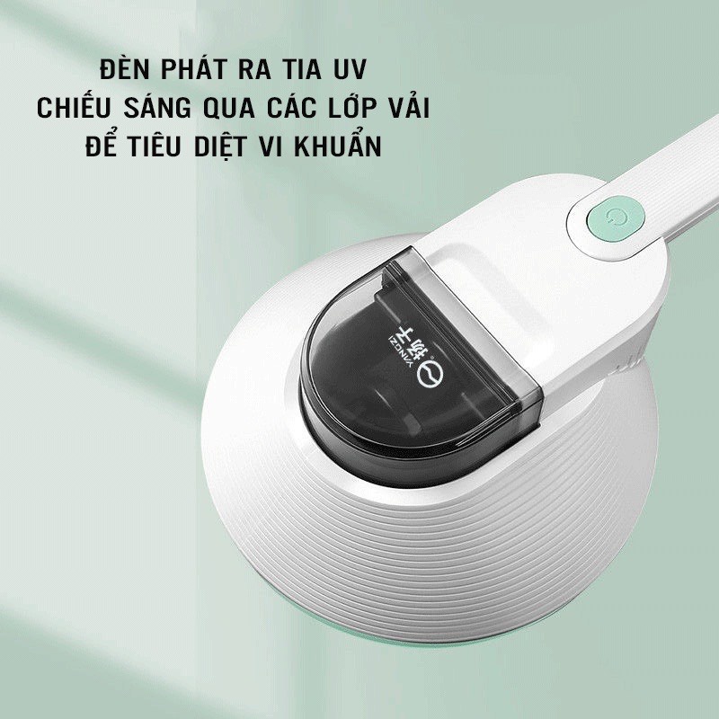 Máy hút bụi giường nệm YANGZI CM801 - Máy hút bụi diệt khuẩn UV, lực hút mạnh mẽ 12Kpa, công suất 300W
