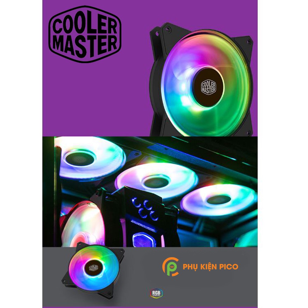 Quạt tản nhiệt case máy tính Cooler Master MasterFan MF140R ARGB Quạt Fan Case 14cm