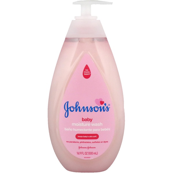 Sứa tắm dưỡng ẩm cho trẻ em Johnson's Baby Gentle Body Moisture Wash 300ml/500ml/800ml (Mỹ)