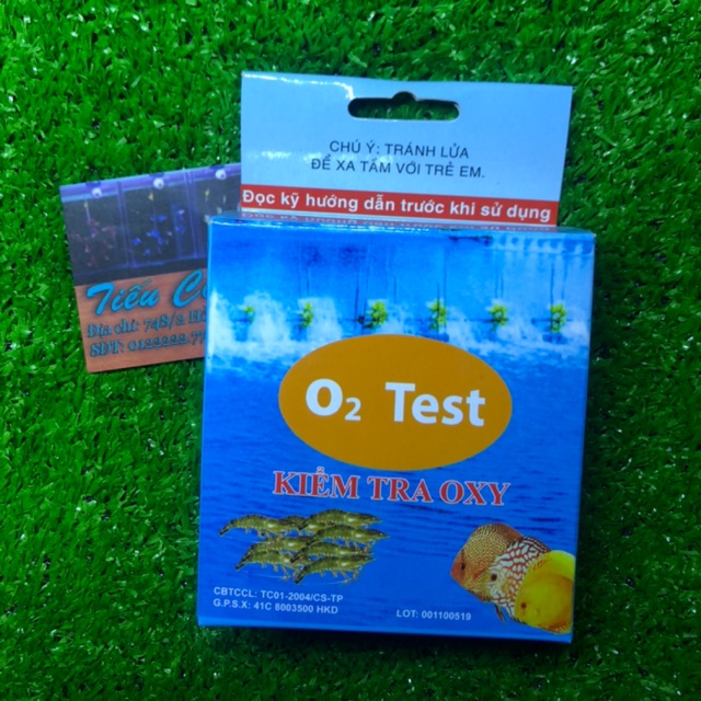 O2 TEST - Bộ Kiểm Tra hàm lượng Oxy trong nước