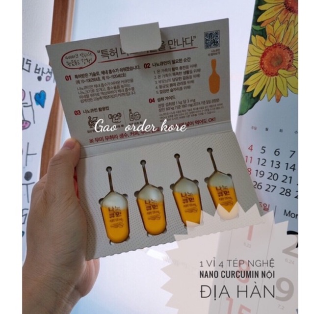 (vỉ 4 tép) tinh chất nghệ nano curcumin nội địa