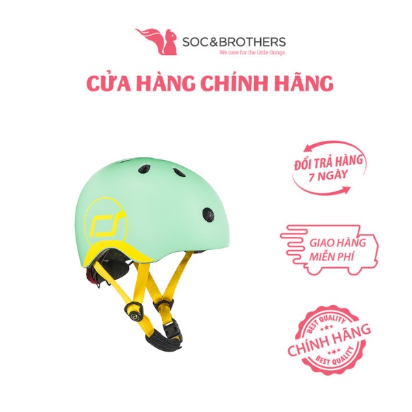 Mũ đội đầu cho bé Scoot and Ride màu Kiwi