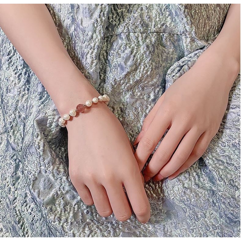 [XẢ] TH Vòng đeo tay pha lê/ ngọc trai trang sức/phong thuỷ