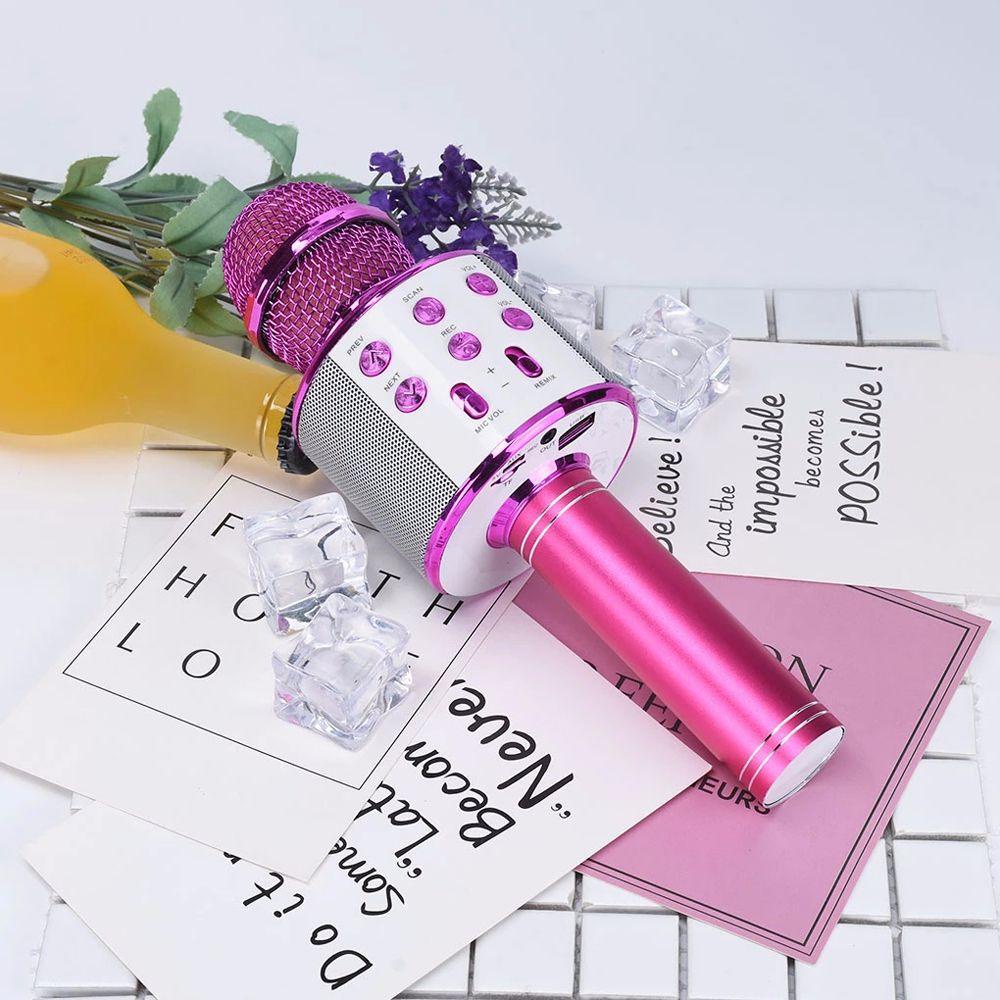 Micro Hát Karaoke AUGUSTINA Kết Nối Bluetooth Chuyên Nghiệp