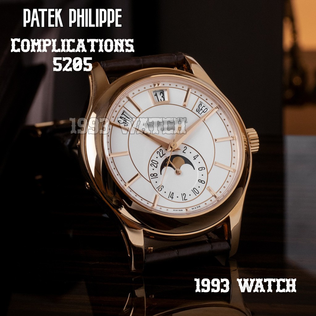 Đồng Hồ Nam Nautilus Complications 5205 , Máy Automatic - Cơ , Dây Da , Size 40mm