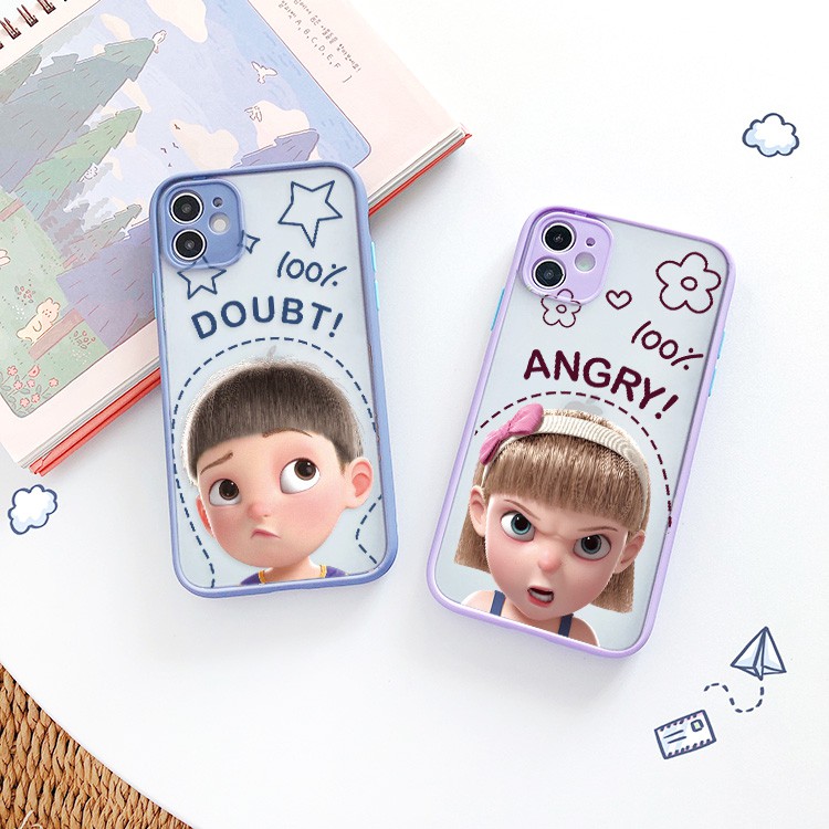 Ốp lưng iphone Baby Angry nhám viền nổi cong 5/5s/6/6plus/6s/6splus/7/7plus/8/8plus/x/xr/xs/11/12/pro/max/plus/promax | BigBuy360 - bigbuy360.vn