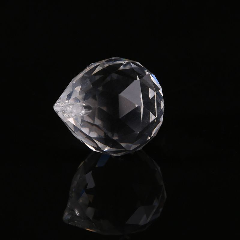 SEL Clear Crystal Lamp Ball Hanging Prism Suncatcher Wedding Decor 20mm