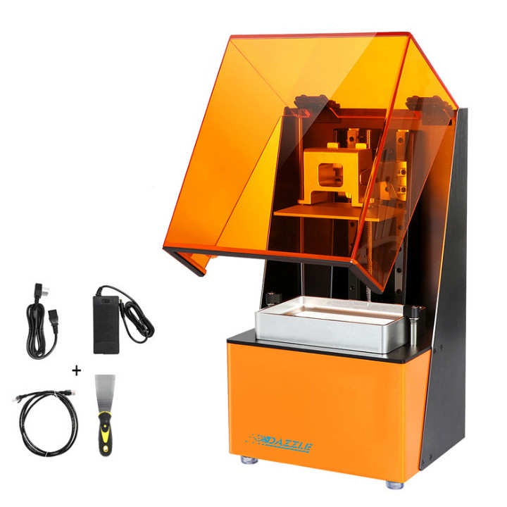 Máy in 3d, Máy in 3d nữ trang, Máy in 3D DAZZ3D L120 Basic, Máy in 3D chạy resin, resin EC08