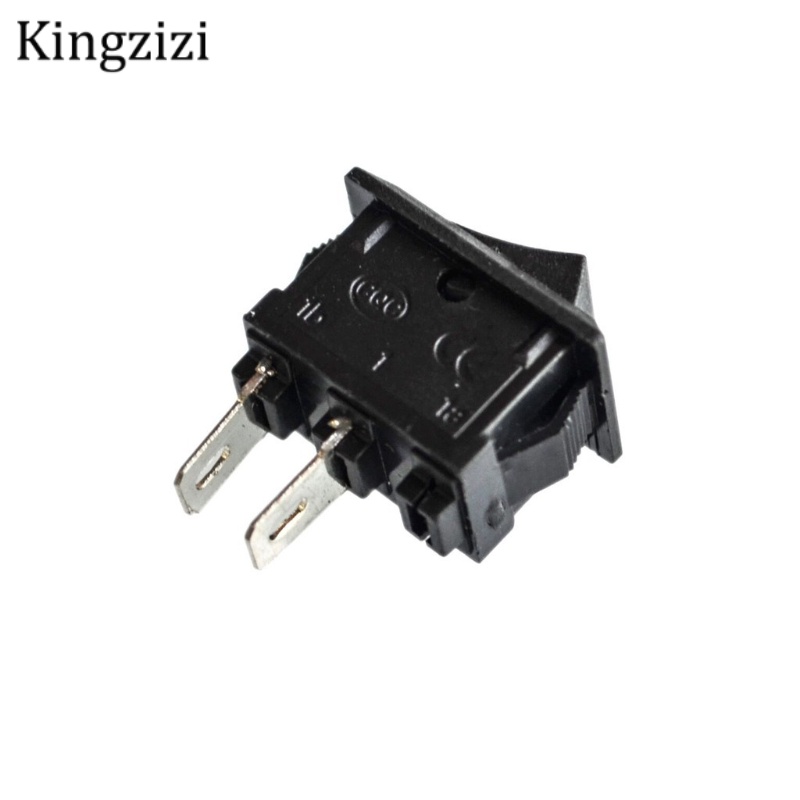 Công tắc bật/tắt OFF 117S 2-Pin 250V3A 125V6A ON-OFF màu đen 2 Pin