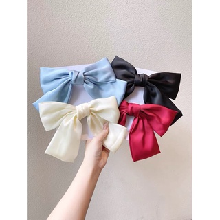 Kẹp tóc nơ lụa Hàn Quốc cho nữ bản đẹp xịn