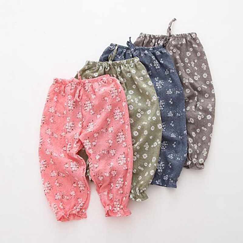 Quần Cotton Mùa Thu Cho Bé Gái