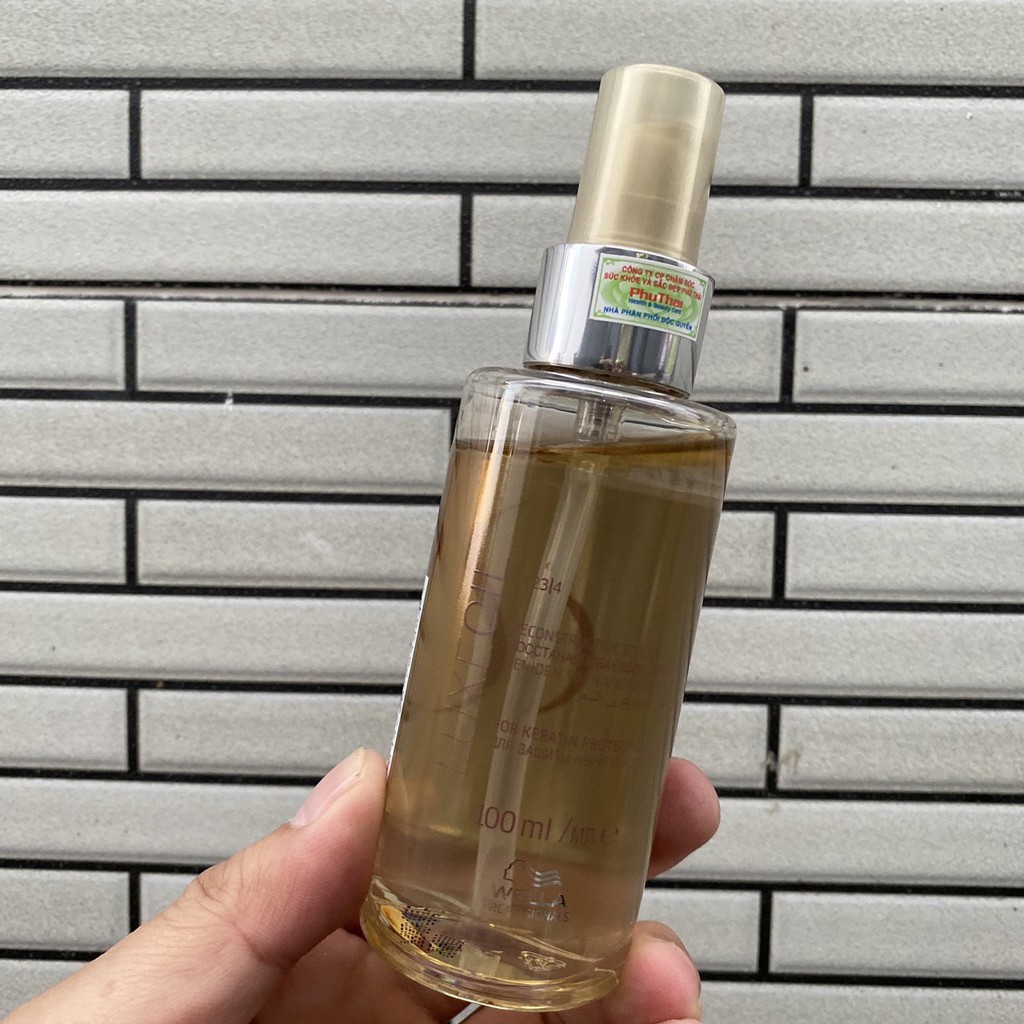 Tinh dầu phục hồi tóc hư tổn Wella Sp Luxe Oil Keratin 100ml