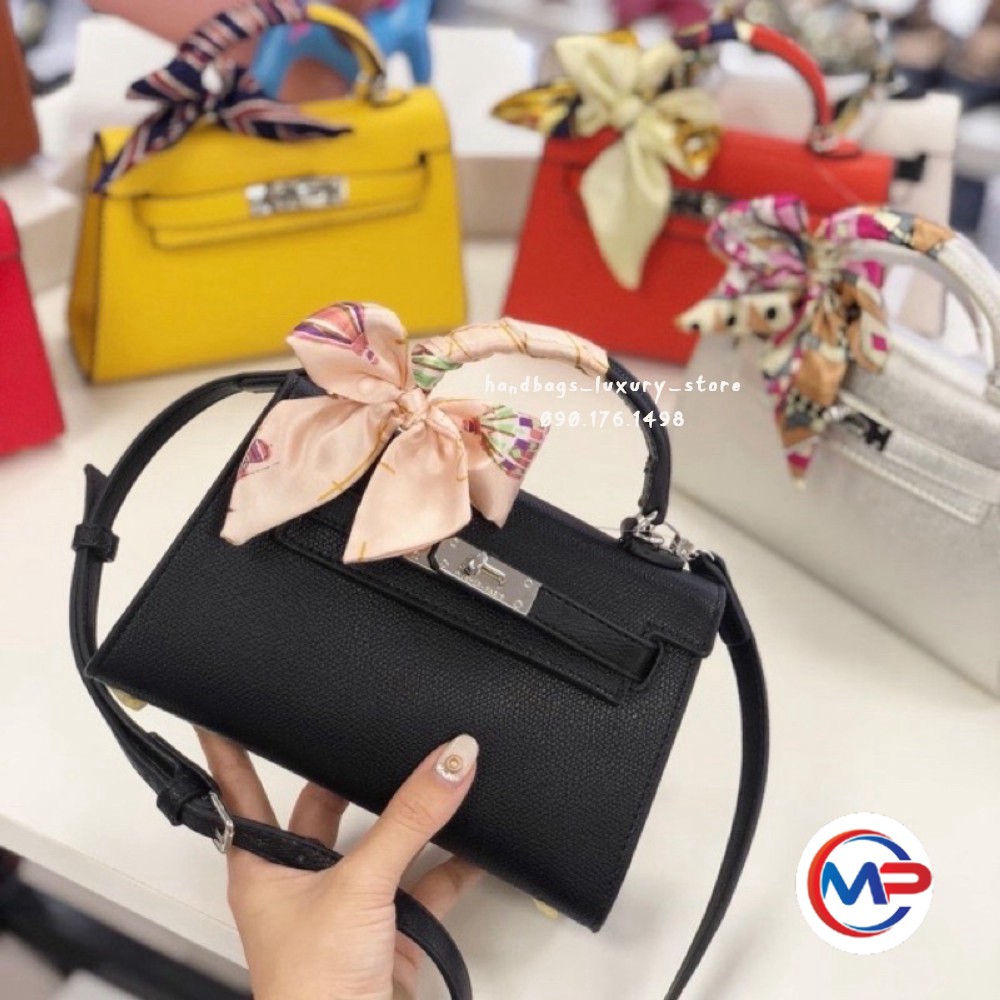 Khăn lụa quấn quai túi siêu xinh mềm đẹp, phụ kiện kiện dành cho túi xách - Hana Bag SỈ TOÀN QUỐC