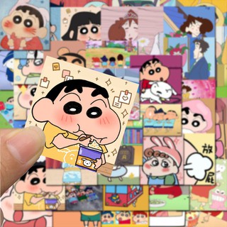 Set 50 Miếng Dán Hình Cậu Bé Bút Chì Shin-Chan Dễ Thương
