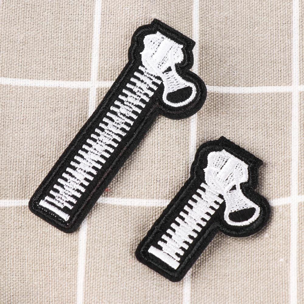 YNATURAL 5 Miếng Vá Ủi Quần Áo Hình Dây Kéo