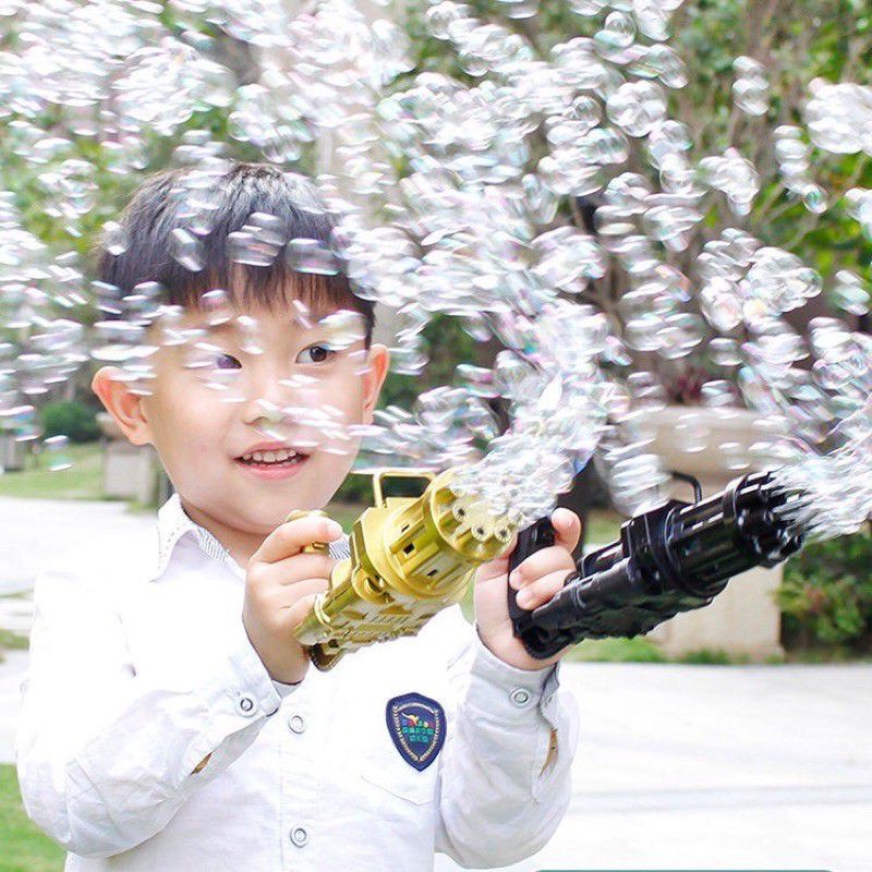 Súng bắn bong bóng 8 nòng cực mạnh cực kì đáng yêu