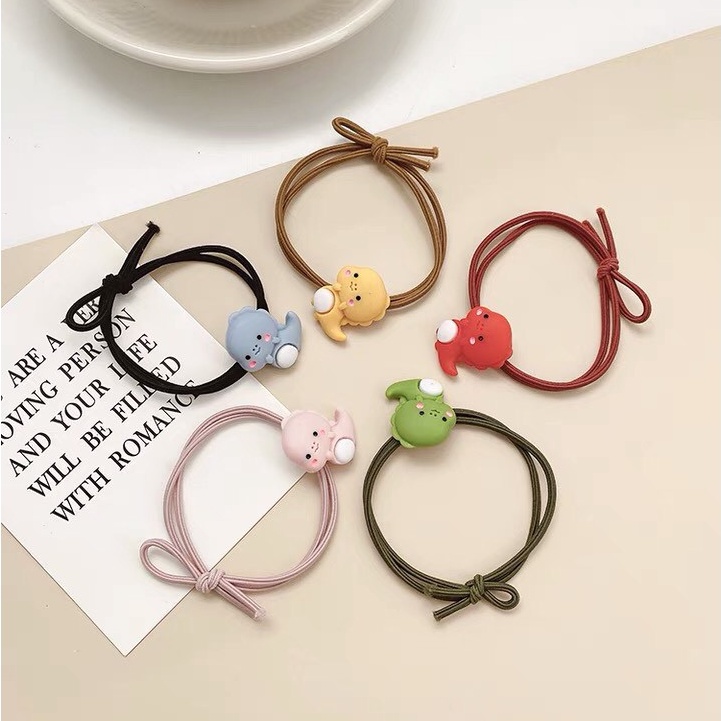 Dây cột tóc hình khủng long dễ thương, cột tóc giá sỉ