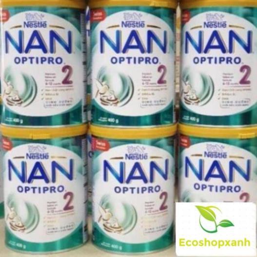 Combo 3 lon Sữa NAN OPTIPRO 2 Mẫu Mới 400g (Date 2021)