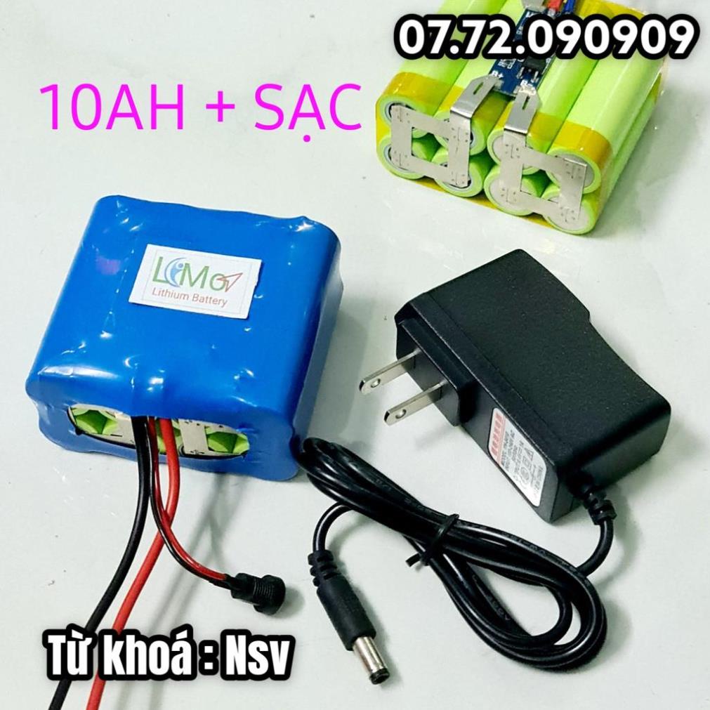 Khối pin 2S 7.2V - 8.4V đóng sẵn. Dung lượng 5AH và 10AH. Pin 2S xả cao có mạch bảo vệ và được bọc bảo vệ đầy đủ - LIMO