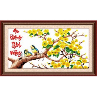 Tranh Thêu Chữ Thập An Khang Thịnh Vượng 222470 (KHÁCH TỰ THÊU) KT:73X41CM