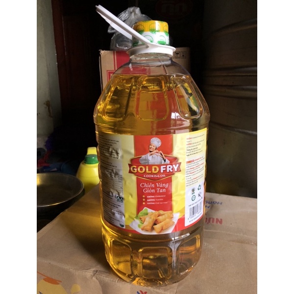 Dầu ăn thực vật goldfry can 5L