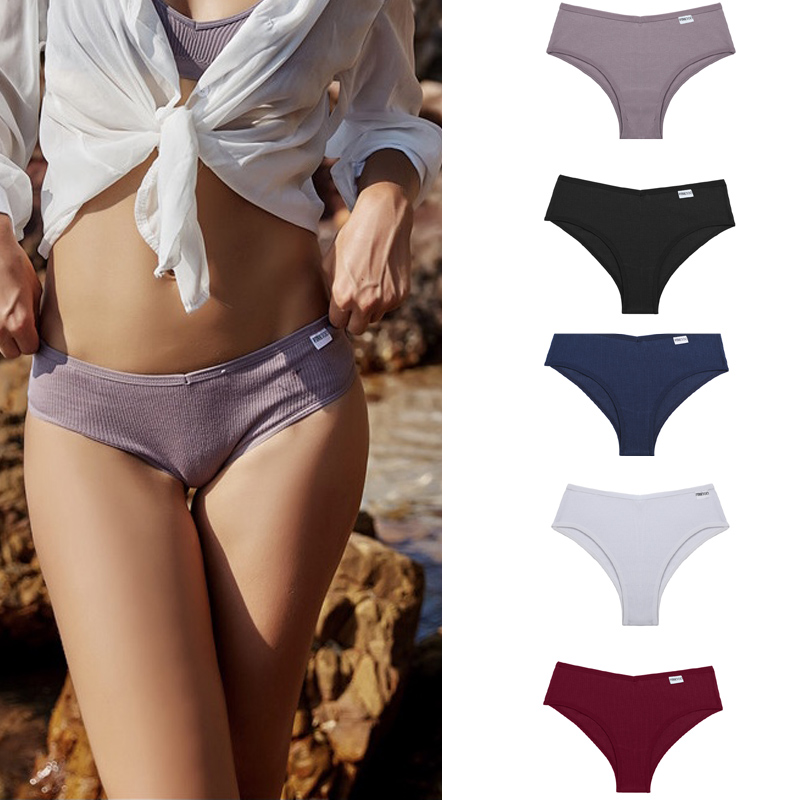 Quần lót cotton CUTEBYTE màu sắc đơn giản gợi cảm cho nữ