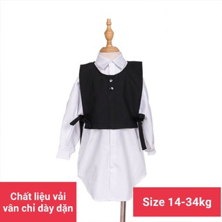 Váy bé gái thiết kế phối màu Phuongboutique Đầm cho bé từ 3 đến 8 tuổi