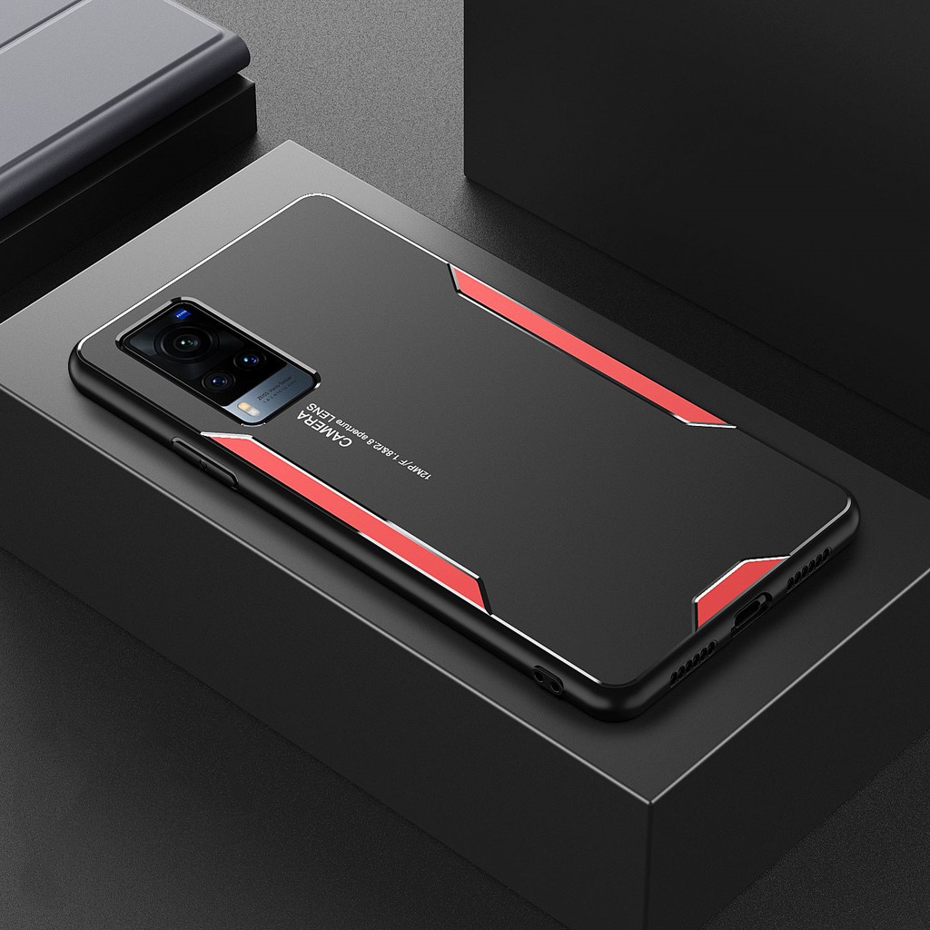 Ốp Điện Thoại Kim Loại Nhôm Nhám Chống Sốc Sang Trọng Cho Vivo X60 Pro Global V20 V21