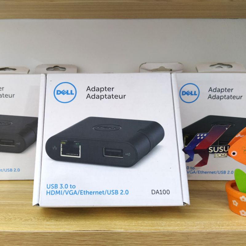 Adapter Dell DA100 - Bộ chuyển đổi tin hiệu USB Dell