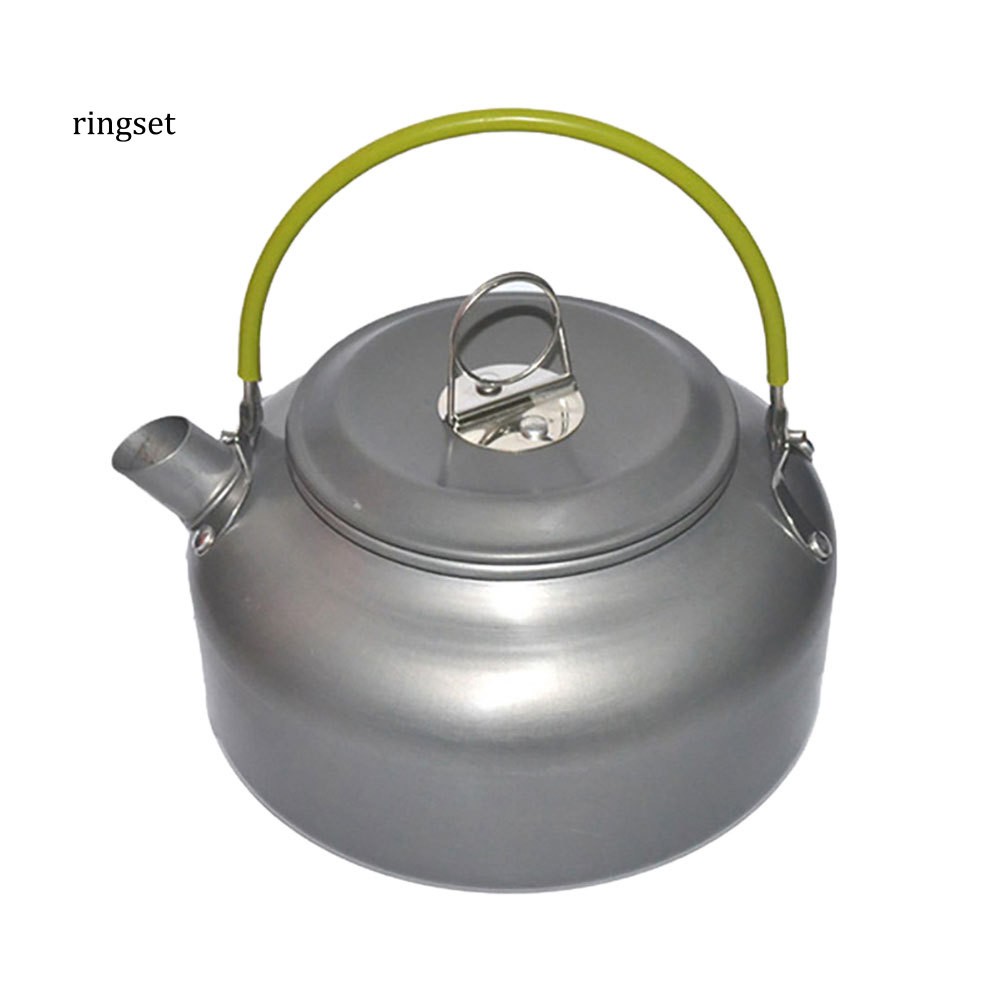 RNSE Portable 0.8L Aluminum Kettle Tea Coffee Pot Outdoor Camping Picnic Cookware