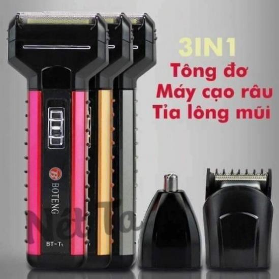 Máy cạo râu đa năng,Cạo râu Bo teng-vô cùng đa năng giúp bạn có thể cạo râu, cắt tóc, tỉa lông mũi một cách dễ dàng.