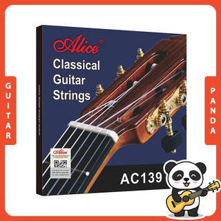 [Chính Hãng] Dây Đàn Guitar Classic Alice AC139 Dây Nylon Titan Hợp Kim Đồng Mạ Bạc 85/15 Lớp Phủ Chống Rỉ