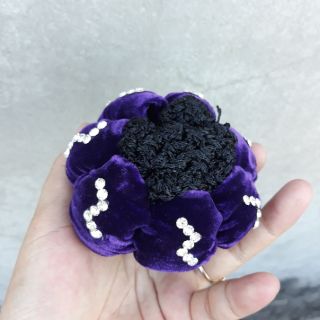 Chụp tóc nhung búi cao trung niên