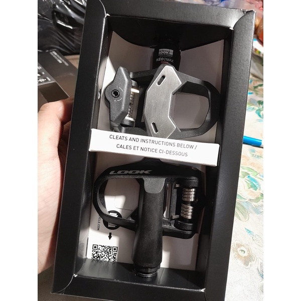 LOOK Pedals KÉO 2 MAX CARBON Kèm Can Cá