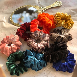 Đồ buộc tóc velvet scrunchies nhung nhiều màu💕