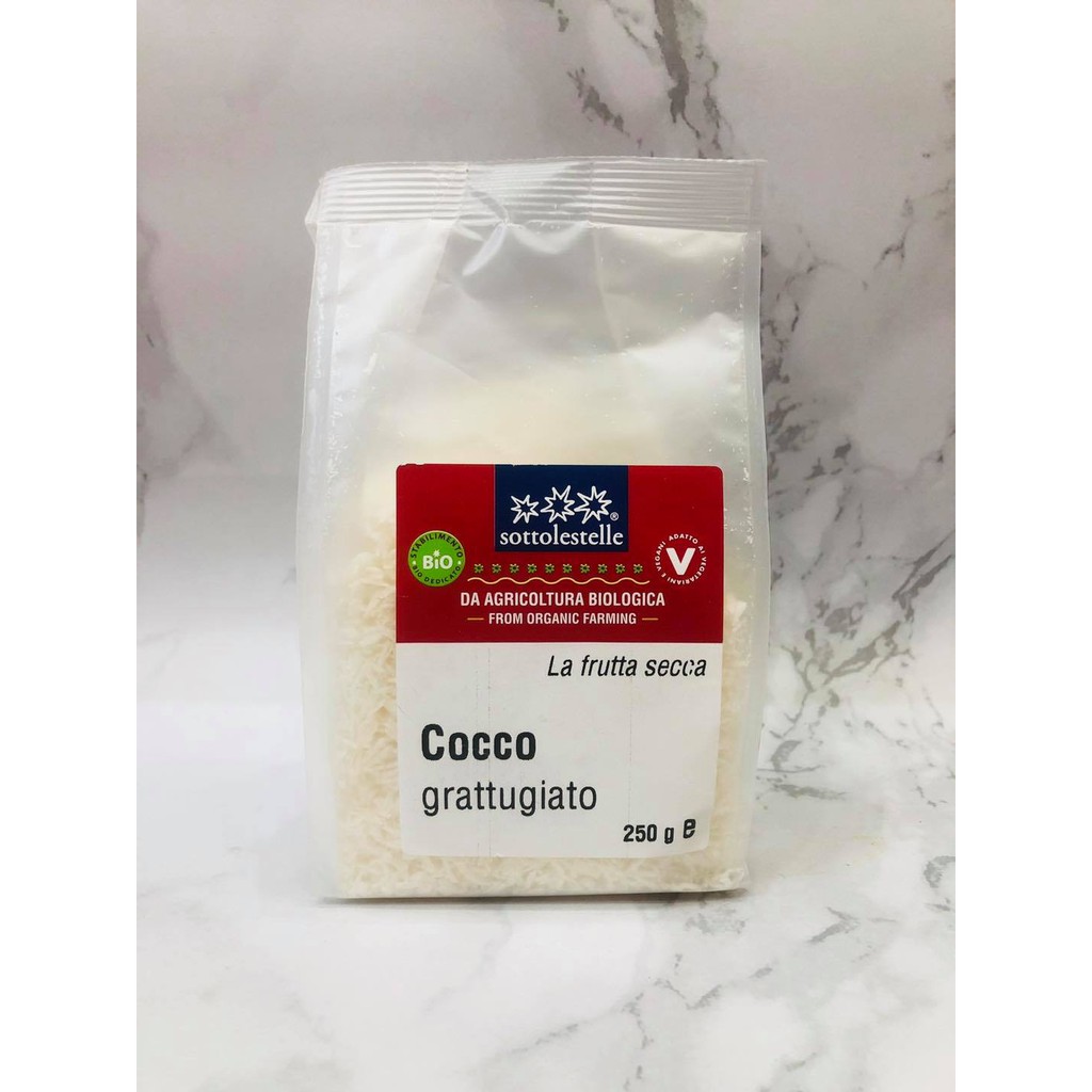 Vụn dừa hữu cơ sottolestelle 250g Organic