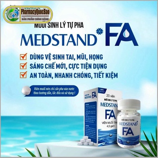 Viên muối sinh lý tự pha Medstand FA - Hộp 20 viên