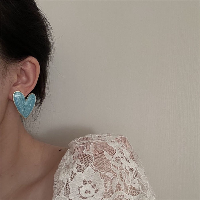 Khuyên tai nhiều mẫu tùy chọn phong cách Hồng Kông thời trang mùa hè cho nữ