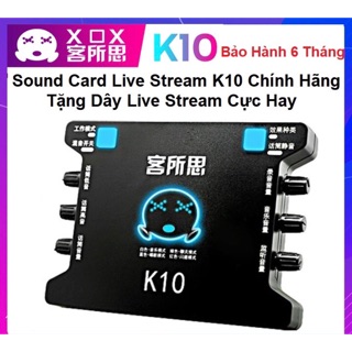 (CHÍNH HÃNG - CHẤT NHƯ NƯỚC CẤT) Soud card XOX K10 chính hãng ( giá sỉ )