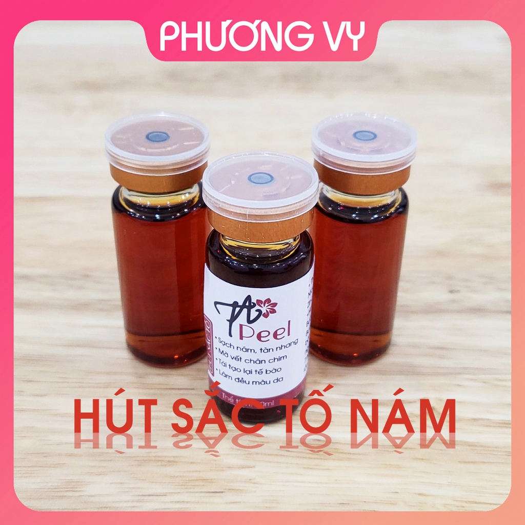 10ml Nước đi nám, tẩy nám, nguyên liệu Spa, căng mịn sáng bóng, làm trắng da, peel da.