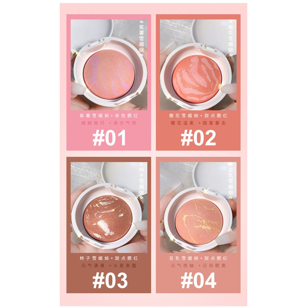 [Hàng mới về] Phấn má hồng dạng nén trang điểm tự nhiên 4 màu sắc tùy chọn | BigBuy360 - bigbuy360.vn