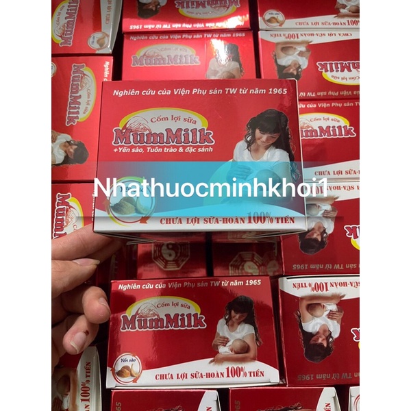 COMBO 5 HỘP CỐM LỢI SỮA MUMMILK YẾN SÀO CHO PHỤ NỮ SAU SINH