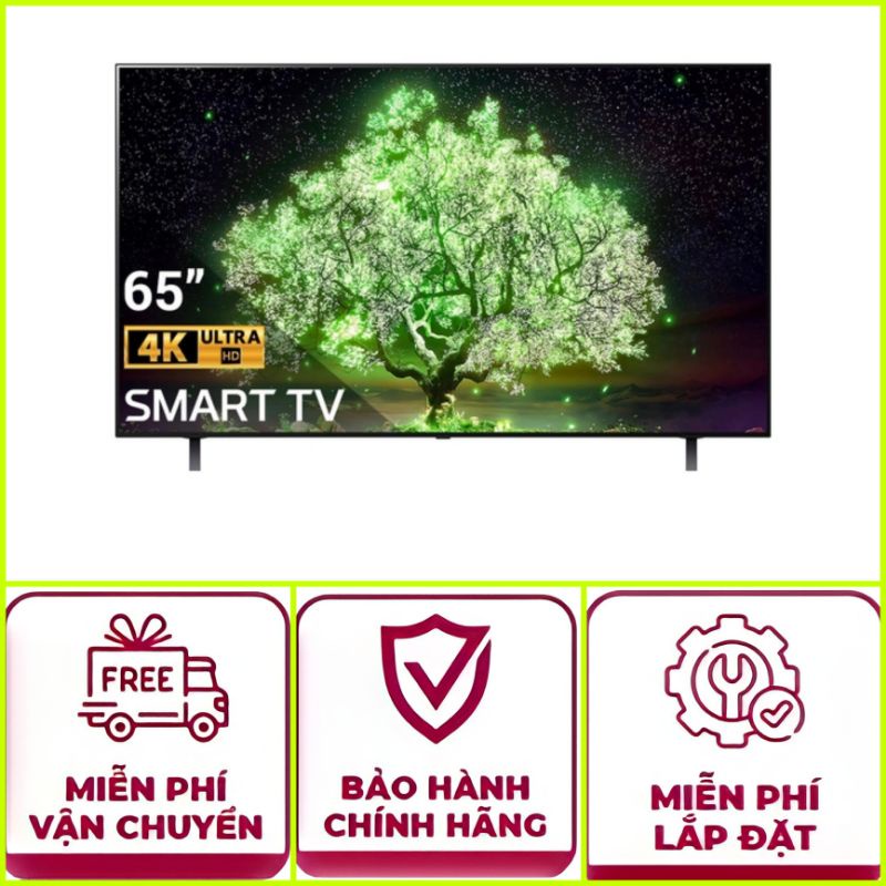 Smat Tivi LG OLED65A1PTA < Giá rẻ > chính hãng BH:24 tháng tại nhà từ nhà sản xuất trên toàn quốc