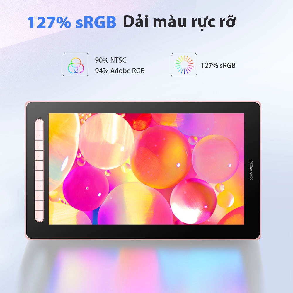 BẢNG VẼ MÀN HÌNH XP-PEN ARTIST 16 GEN 2 CHIP X3 ANDROID 127% SRGB CẢM ỨNG NGHIÊNG